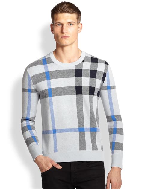 burberry mens jumper|burberry men's sweater on sale.